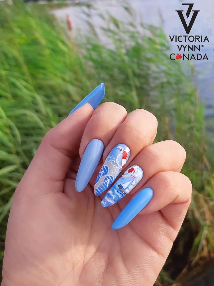 best ocean blue nails victoria vynn pure 031 endless ocean