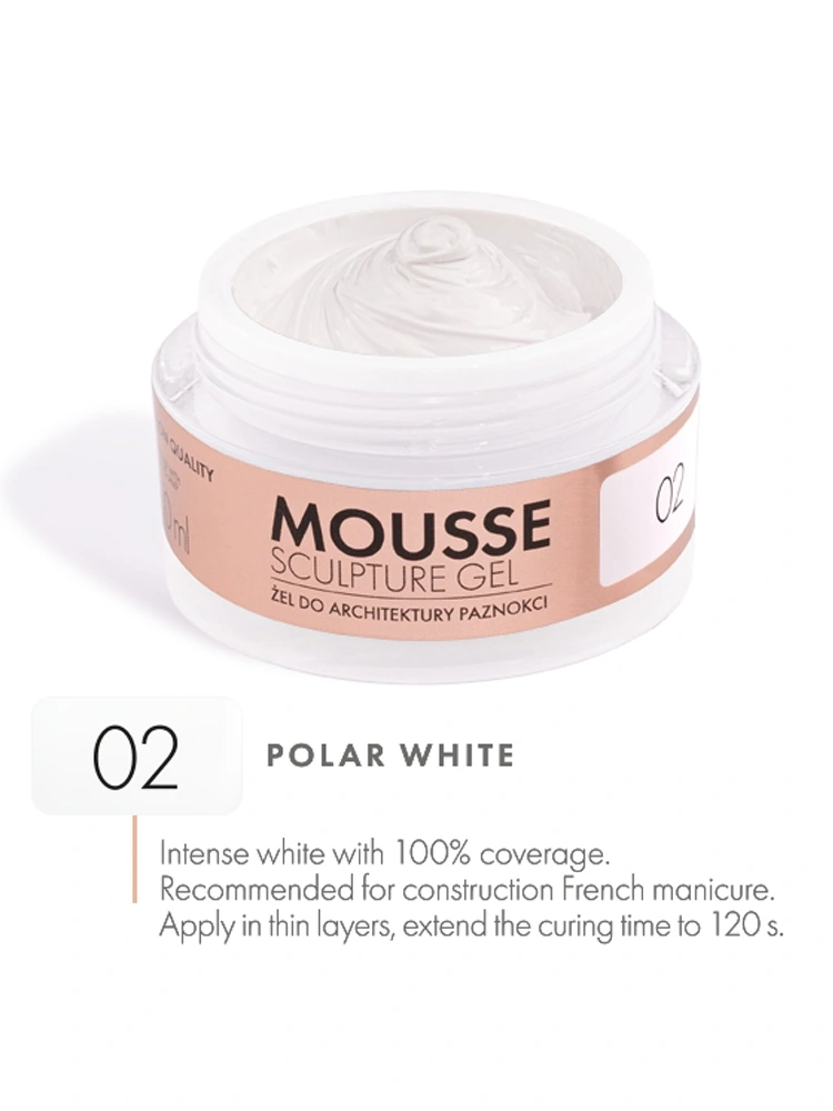 Bio Sculpture Gel Victoria VYNN Mousse Blanc polaire