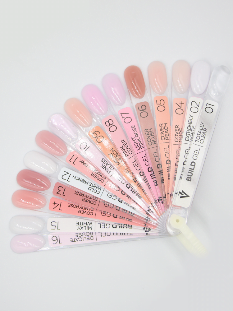 BUILD GEL COLOR CHART