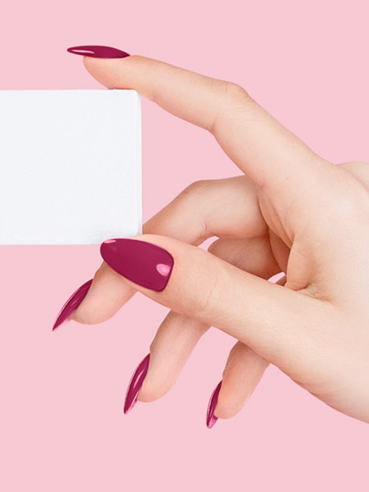 cherry red nail polish