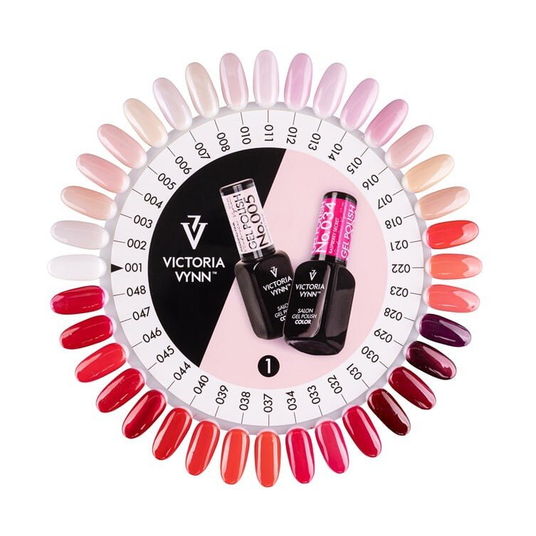 Color Chart 01 Gel Polish 01-48