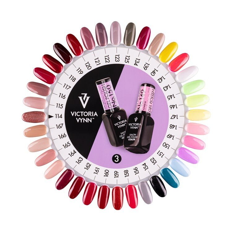 Color Chart 03 Gel Polish 114-167