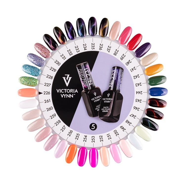 Color Chart 05 Gel Polish 226-261