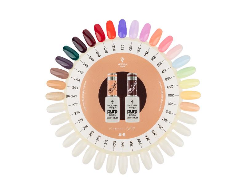 Victoria VYNN Color Chart Pure Creamy Hybrid No.2 (242-277)