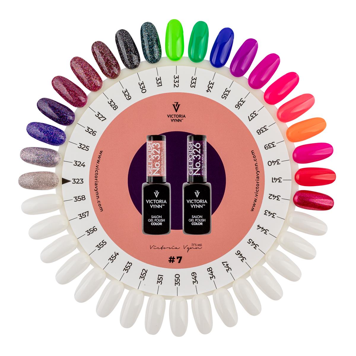 Victoria VYNN Color Chart Gel Polish No.7 (323-358)