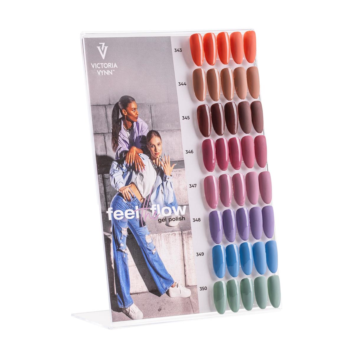 Victoria VYNN Feel the Flow Gel Polish Collection Display