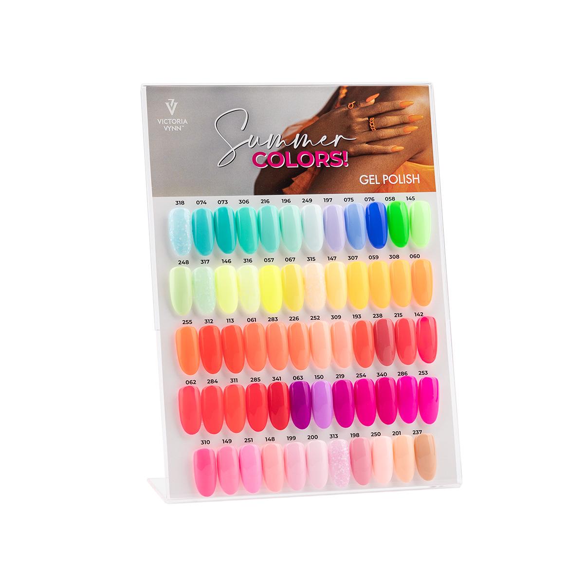Victoria VYNN Summer Gel Polish Collection Display
