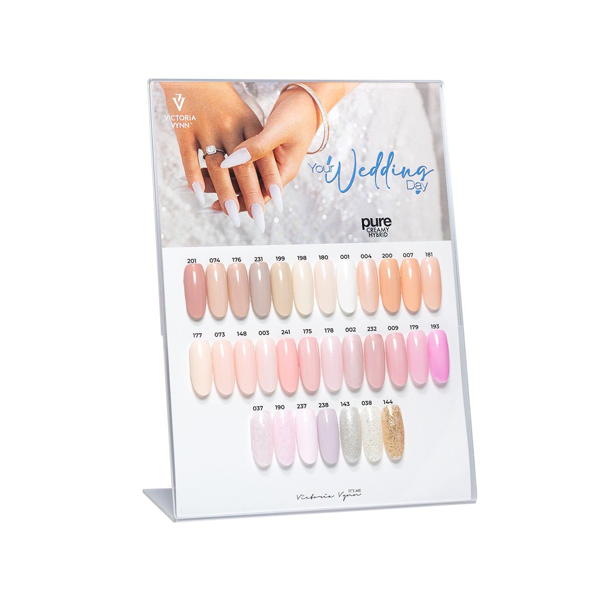 Victoria VYNN Wedding Pure Creamy Hybrid Collection Display