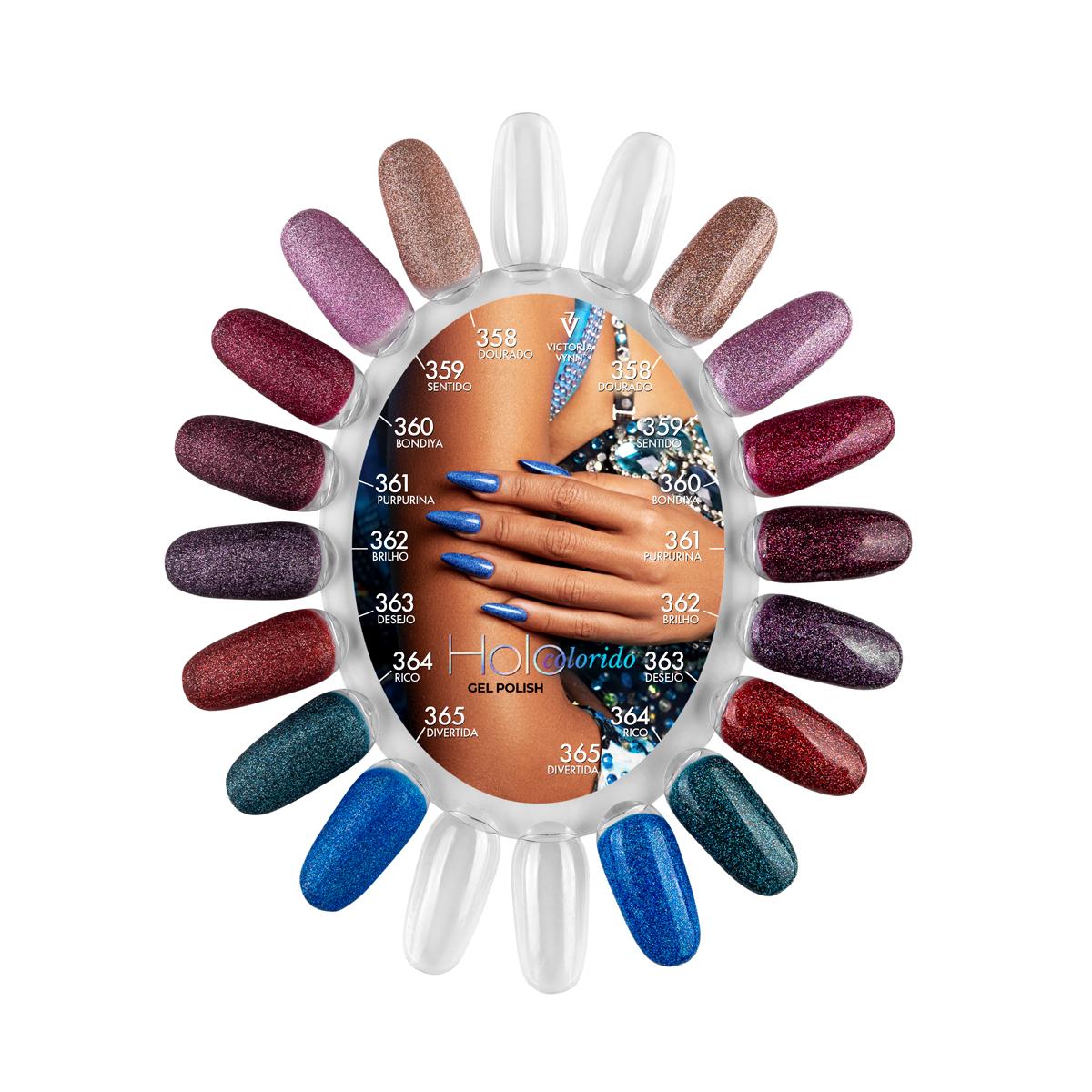 Victoria VYNN Color Chart Gel Polish 358 - 365