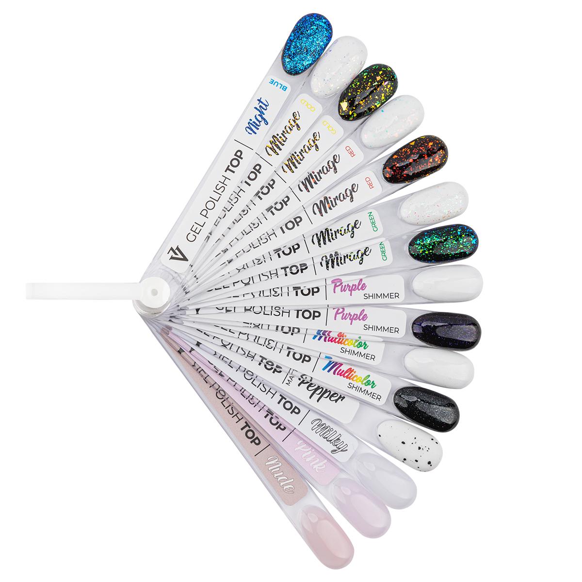 Victoria VYNN Color Chart Gel Polish Tops