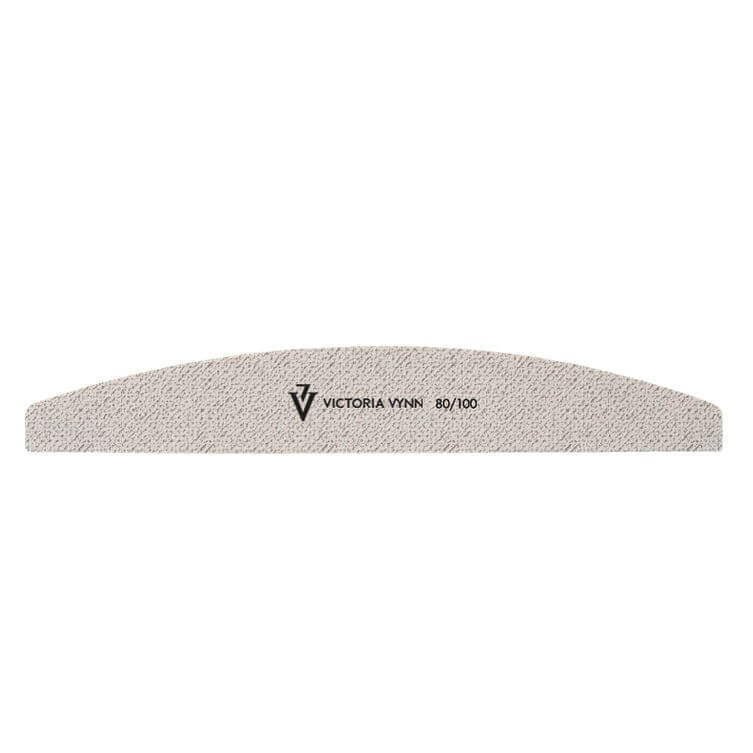 Victoria VYNN White crescent nail file 80/100