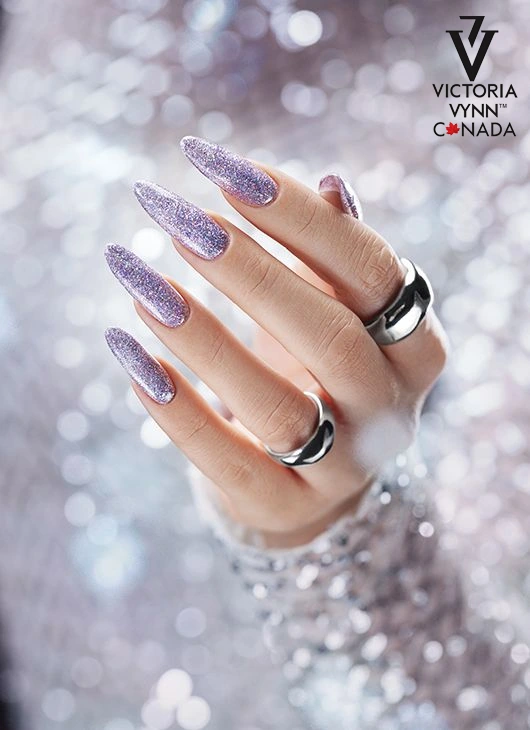 diamond disco gel polish Victoria VYNN salon gel polish Disco ball 324_