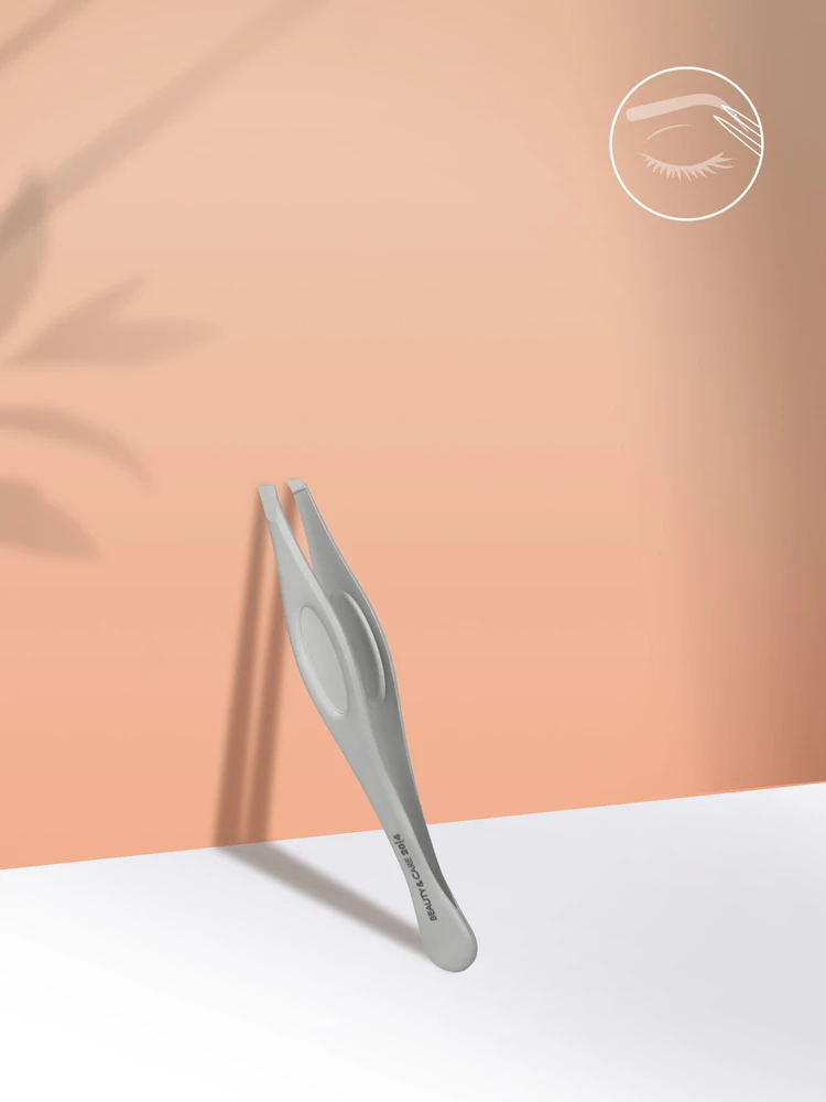 Eyebrow tweezers BEAUTY & CARE 20 TYPE 4 (narrow beveled)