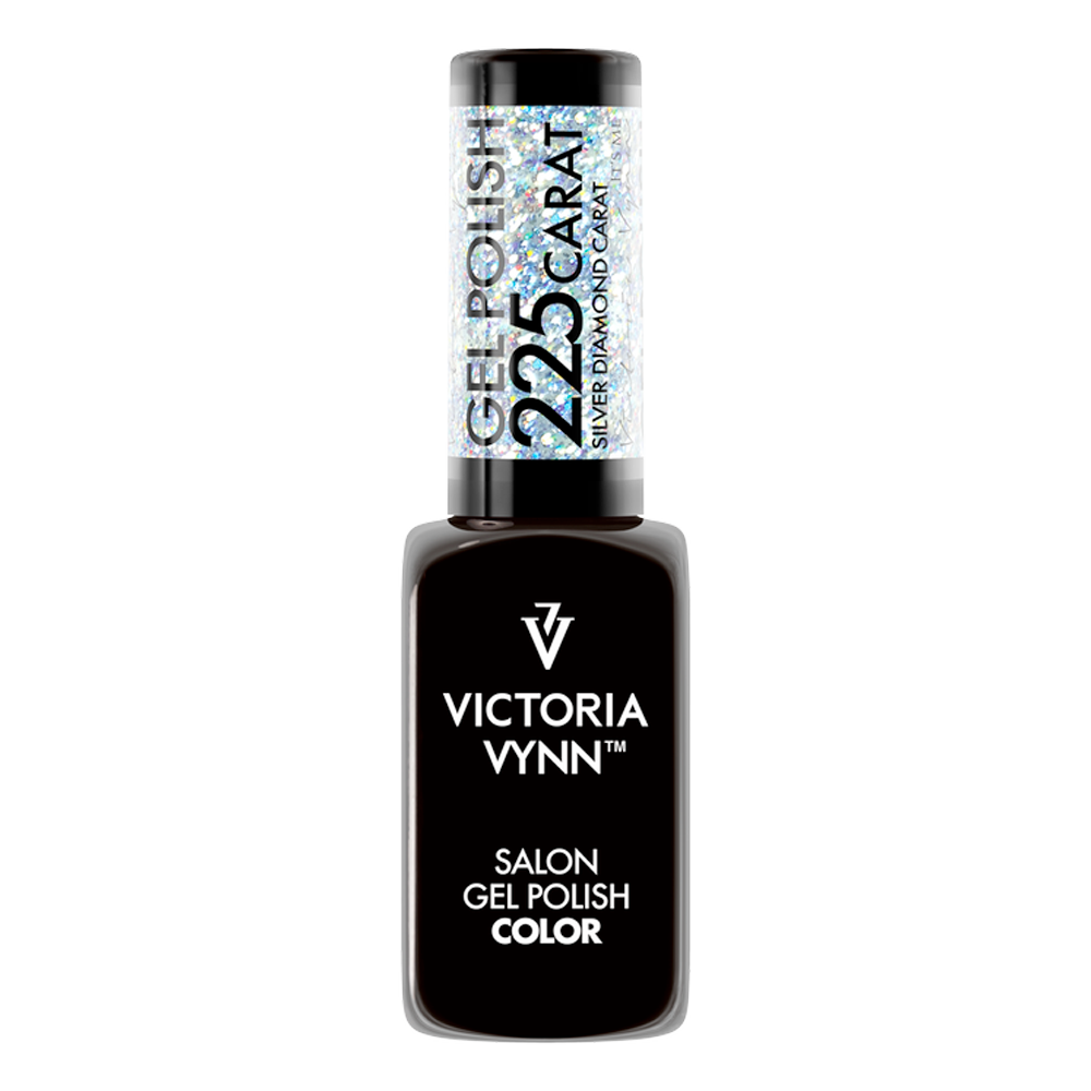silver glitter gel nail polish