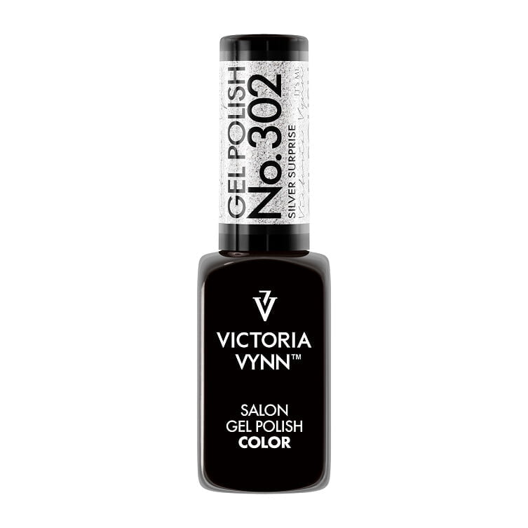 Salon Gel Polish No. 302 Silver Surprise