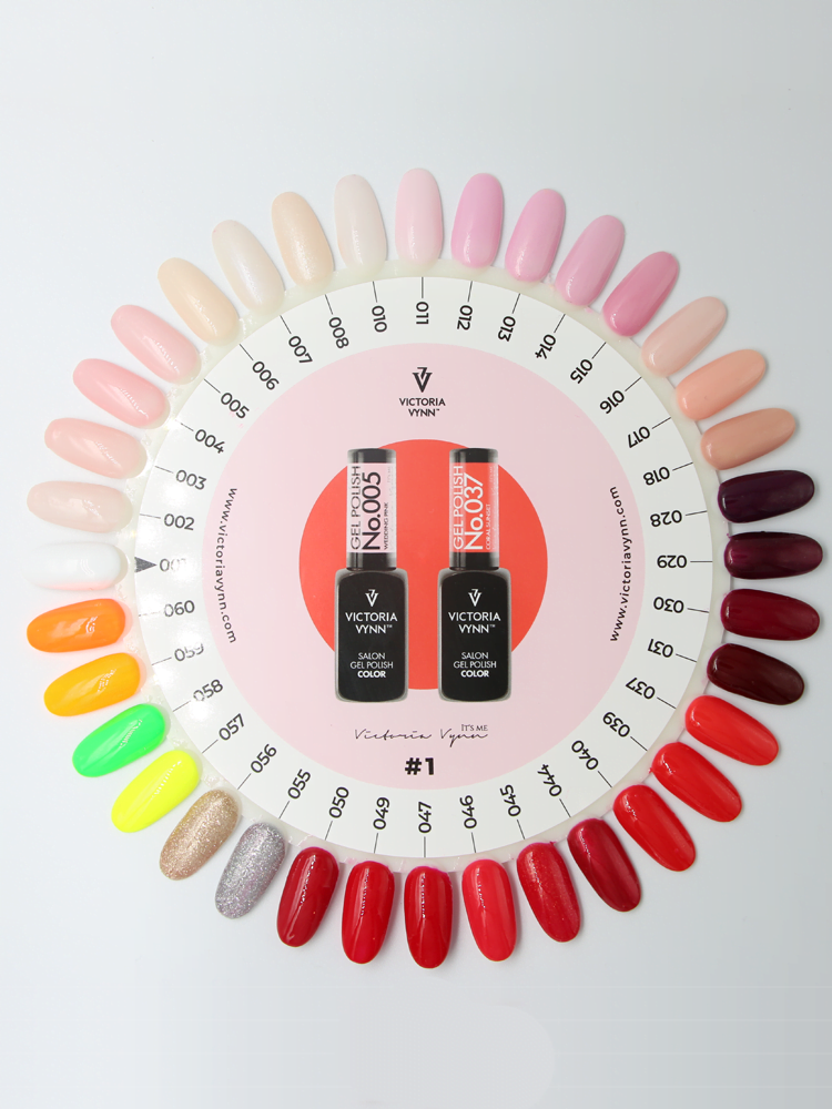 Victoria VYNN Color Chart Gel Polish No.1 (001-060)