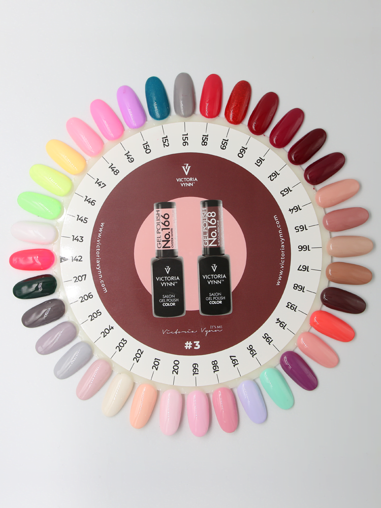 Victoria VYNN Color Chart Gel Polish No.3 (142-207)