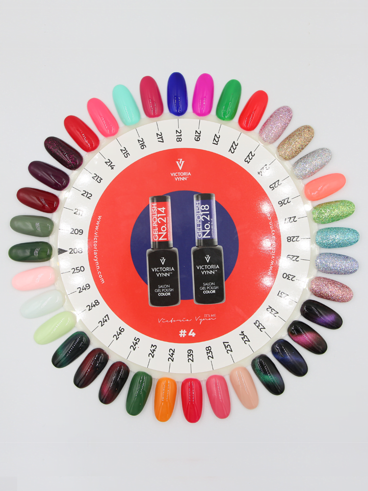 Victoria VYNN Color Chart Gel Polish No.4 (208-250)