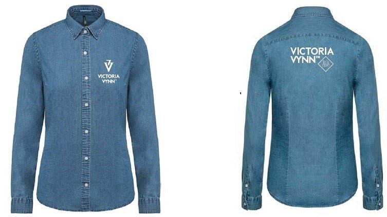 Victoria VYNN Discover VV denim shirt - women's L