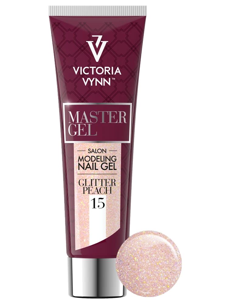 victoria vynn master gel new glitter peach no. 15