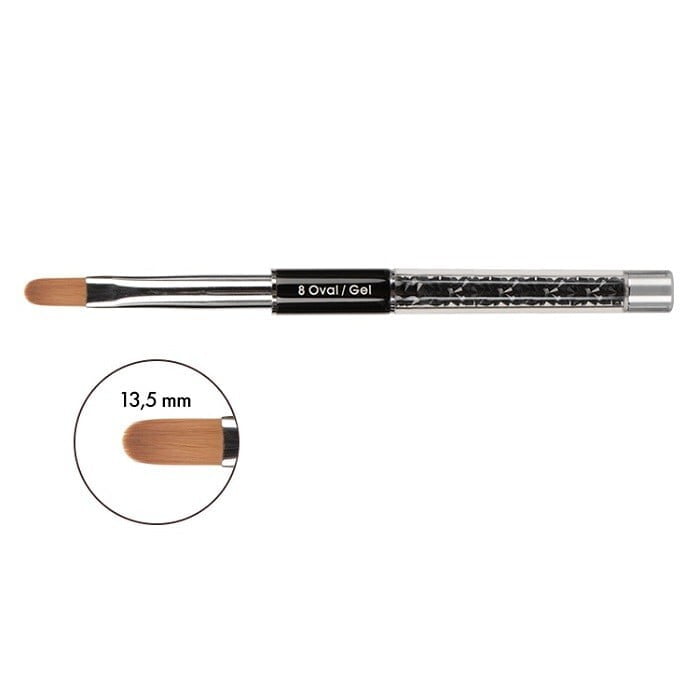 Victoria VYNN Nail Art Oval Gel Brush 8