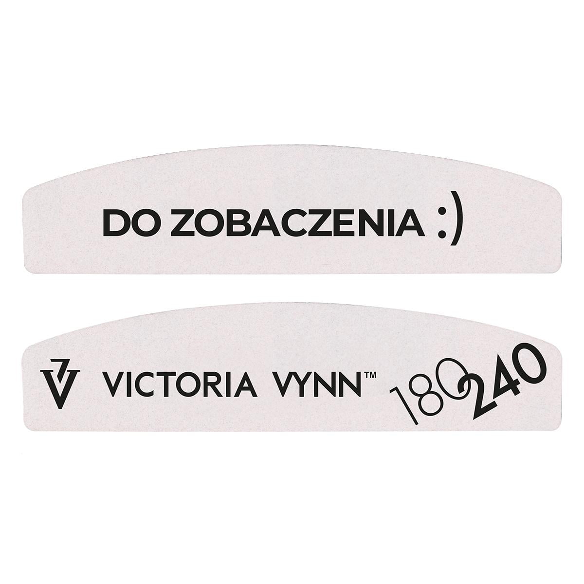Victoria VYNN Mini White Crescent Nail Files 04 - 180/240, 25pcs