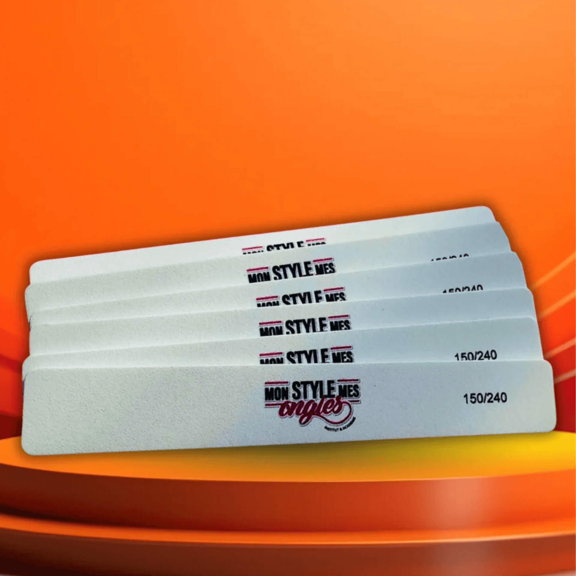 MSMO Square Nail Files 150/240 (Pack of 50)