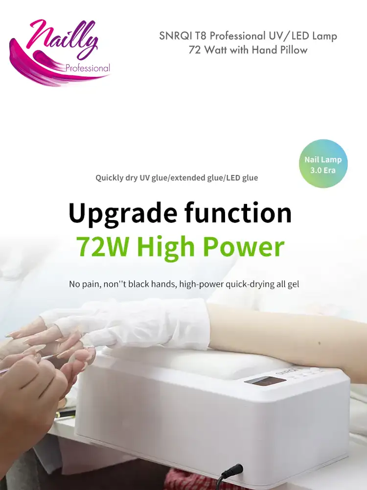 nailly professional uv led nail lamp 72 watt high power