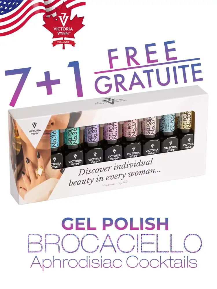 new victoria vynn brocaciello salon gel polish 7+1 free sale