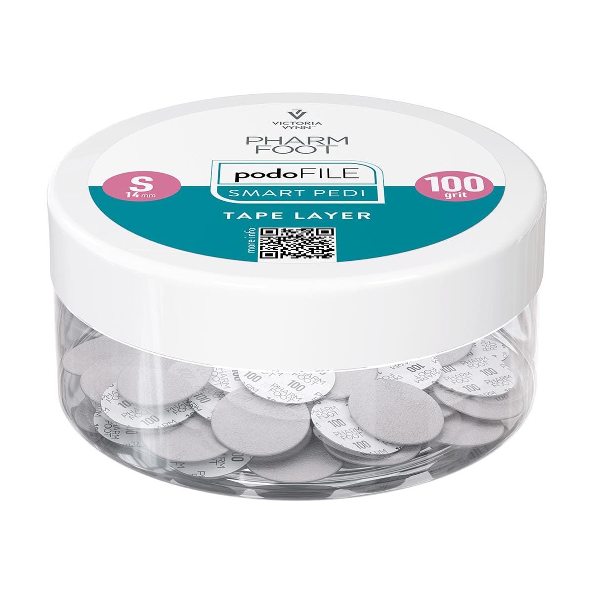 Pharm Foot PODO Disc Files Tape Layer Size S, Grit 100