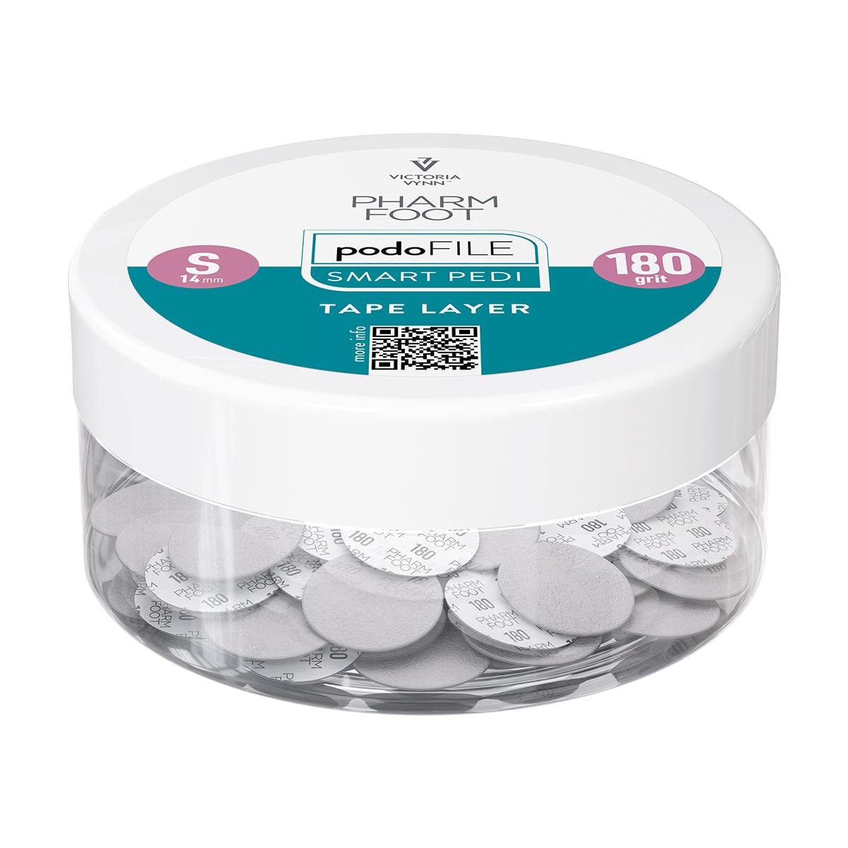 Pharm Foot PODO Disc Files Tape Layer Size S, Grit 180