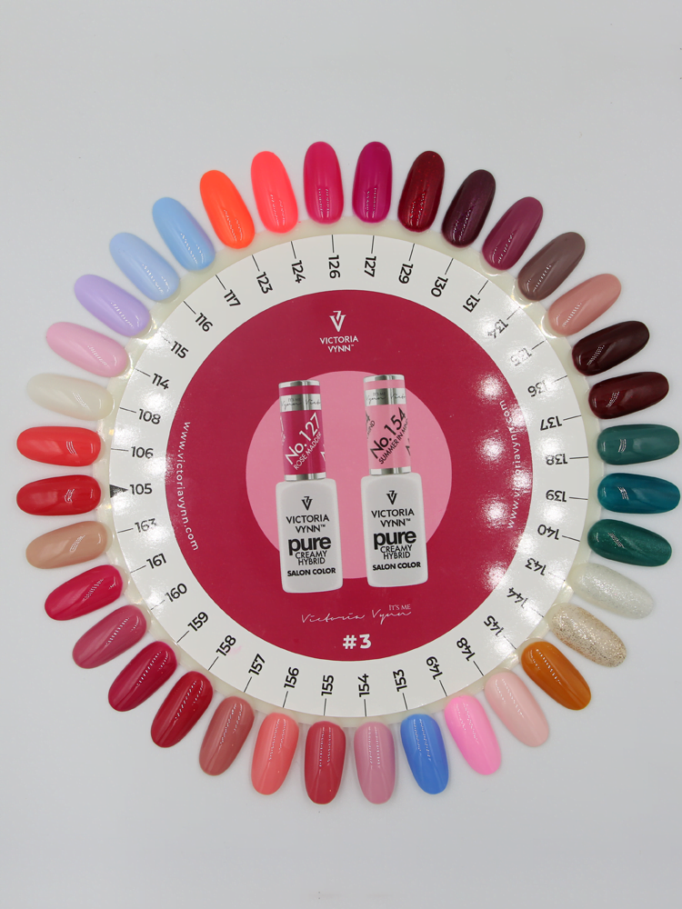 Victoria VYNN Color Chart Pure Creamy Hybrid No.3 (105-163)
