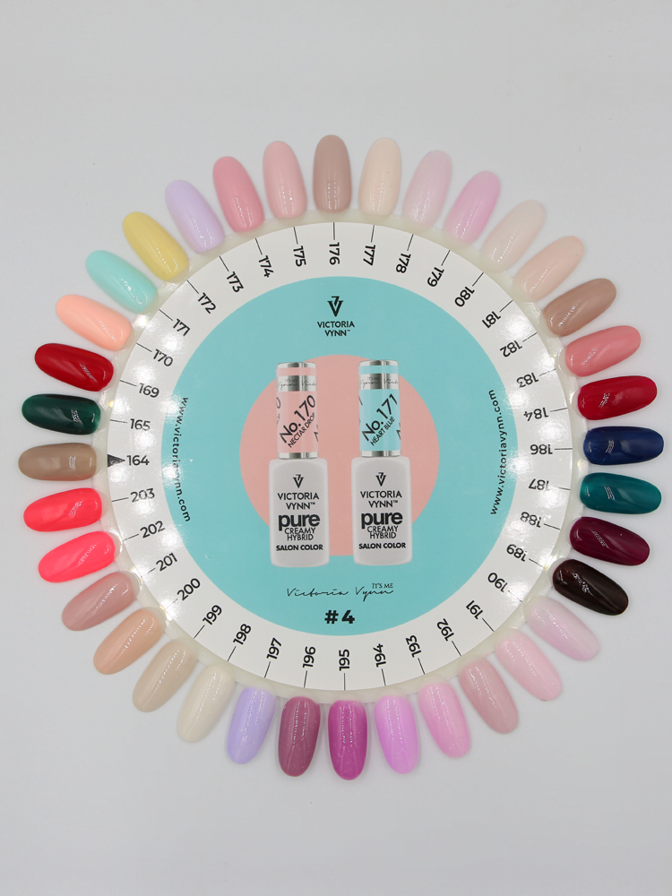 Victoria VYNN Color Chart Pure Creamy Hybrid No.4 (164-203)
