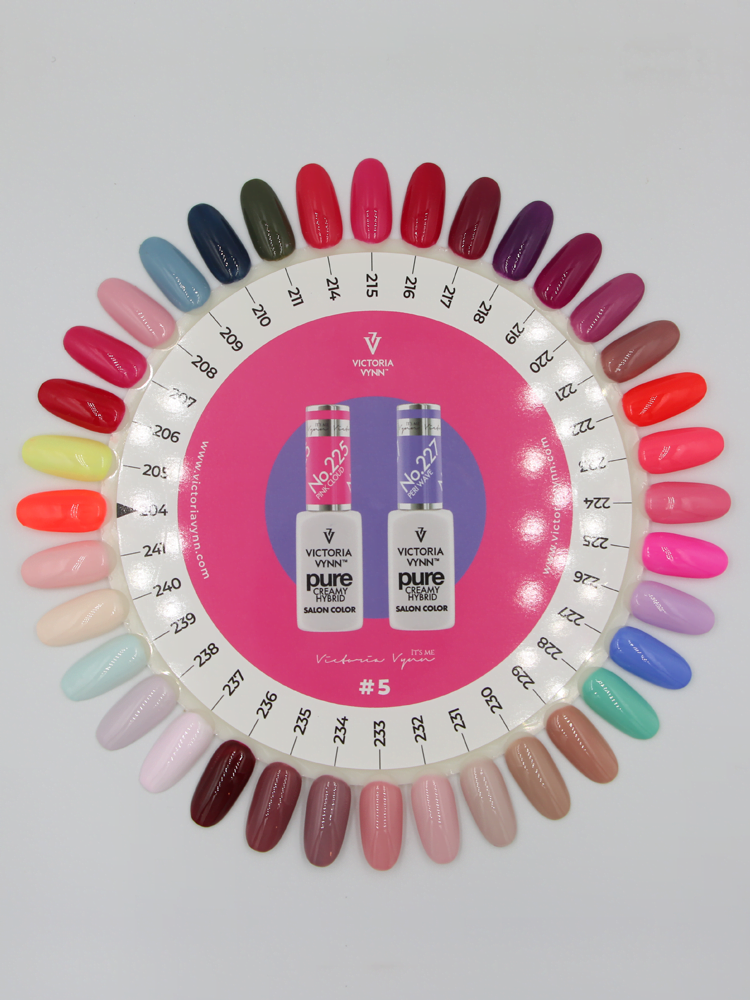 Victoria VYNN Color Chart Pure Creamy Hybrid No.5 (204-241)