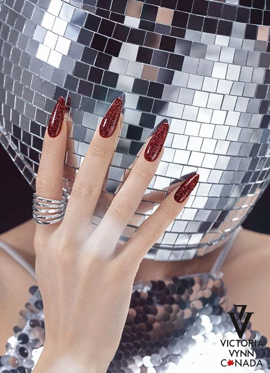 red disco gel polish victoria vynn 328 red soul disco fever collection