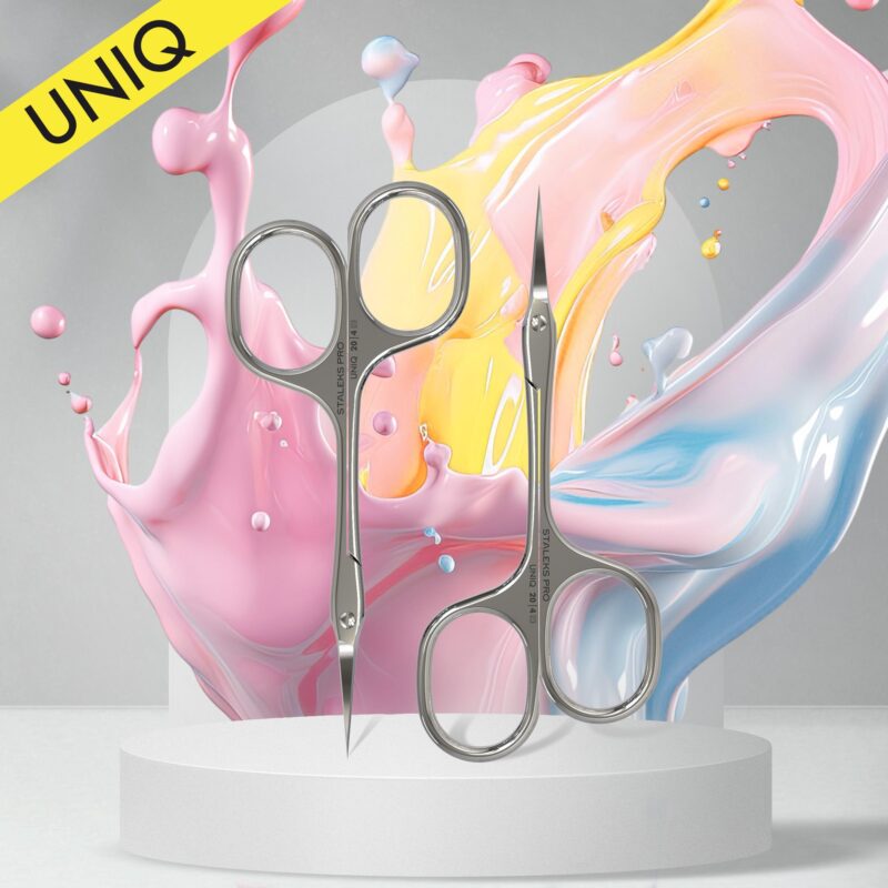 Staleks PRO Professional cuticle scissors Asymmetric UNIQ 20 TYPE 4