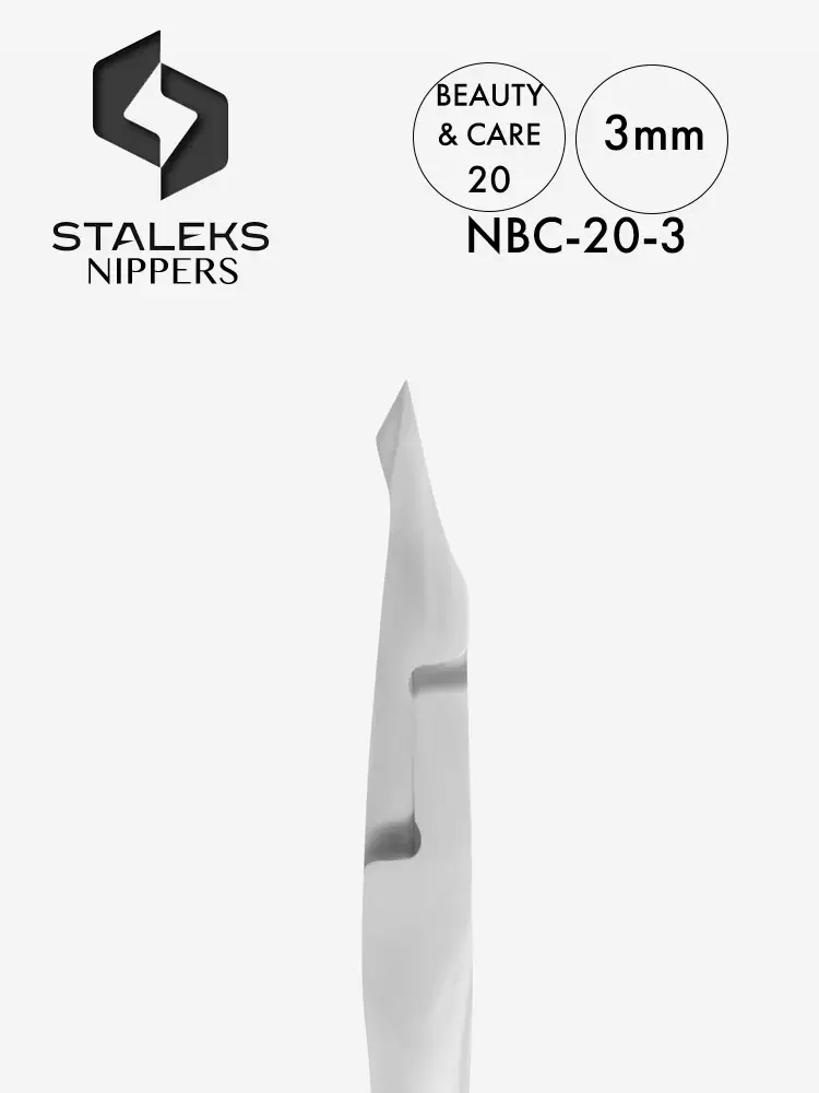 STALEKS BEAUTY & CARE Double Spring cuticle nippers 20