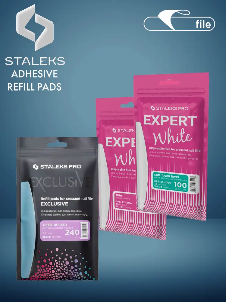 Staleks Pro Adhesive Abrasive Files NEW Staleks Pro Adhesive Abrasive Files NEW