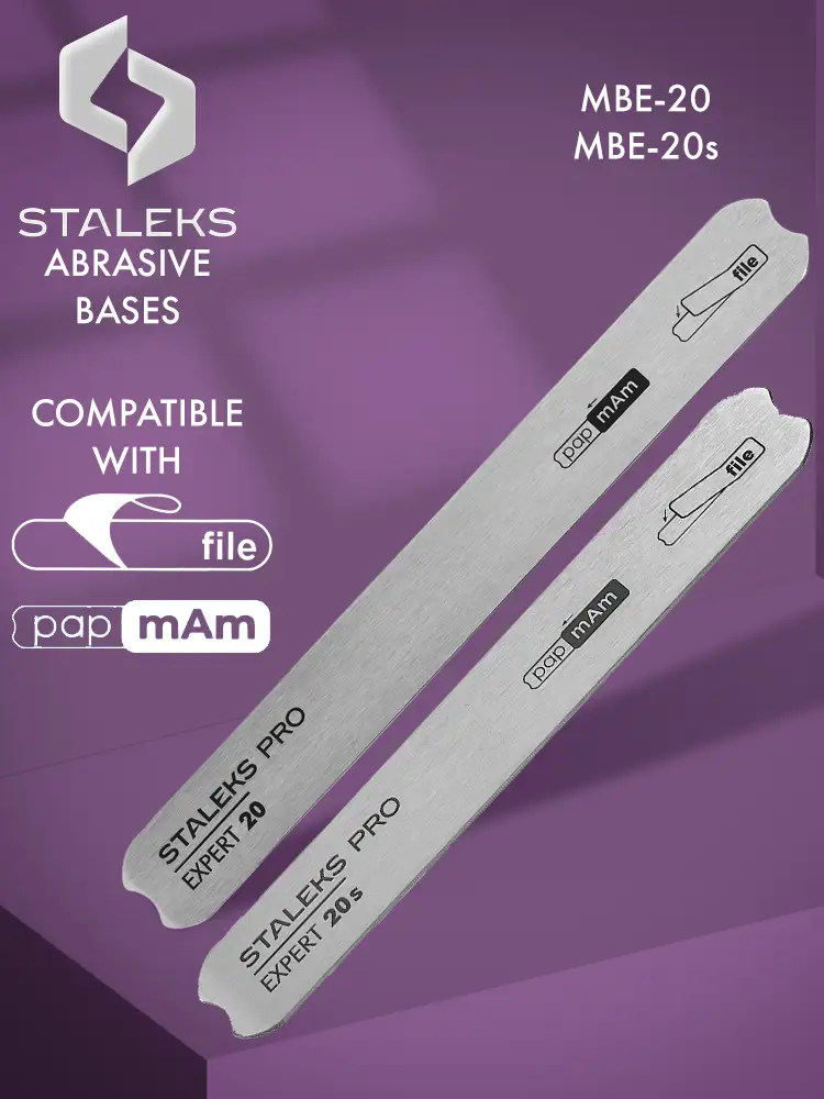 Staleks PRO Metal Straight Base for Nail File Expert 20