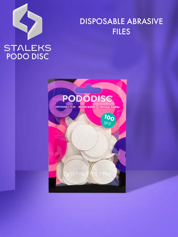 Staleks PRO podo disc files replaceable disposable file sponges and files