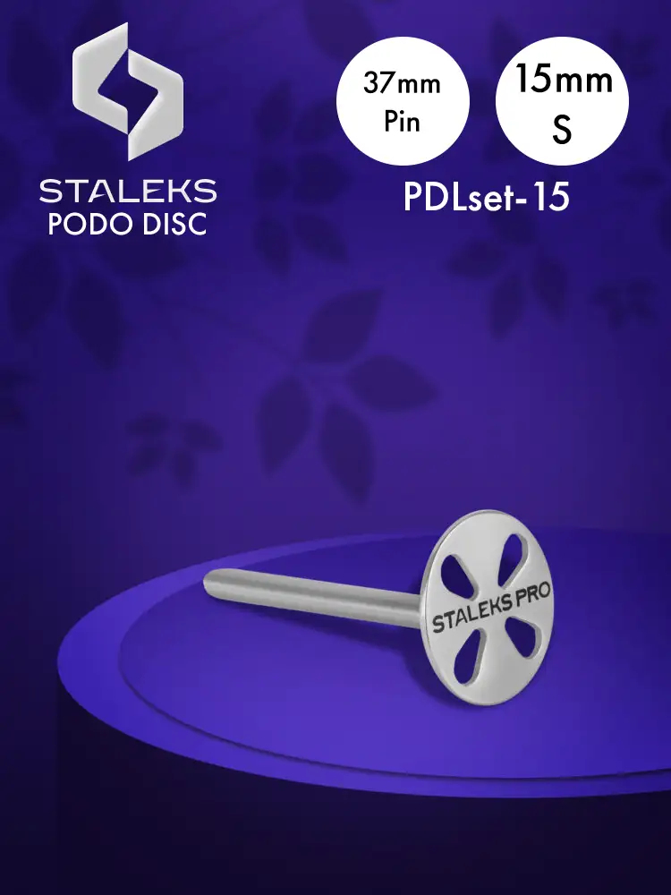 Staleks PRO Podo Disc With Extended Pin S 15mm