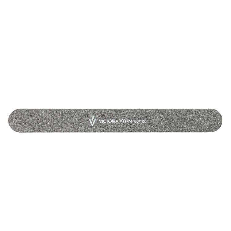Victoria VYNN Black straight nail file 80/100