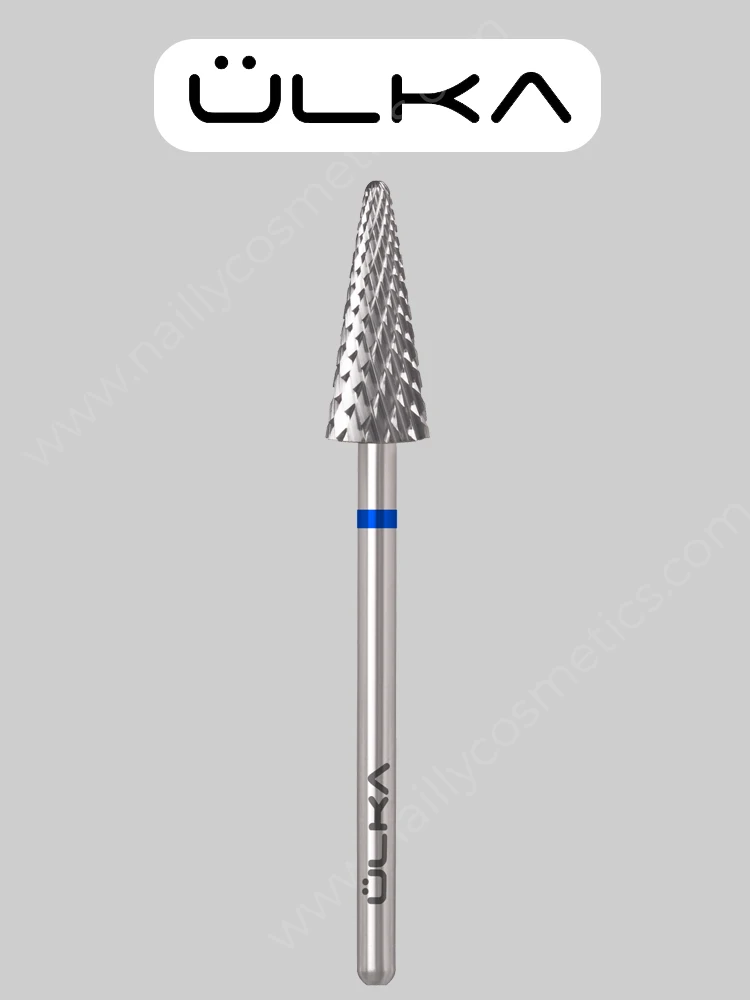 ÜLKA Carbide nail drill bit cone blue head diameter 6.0 mm