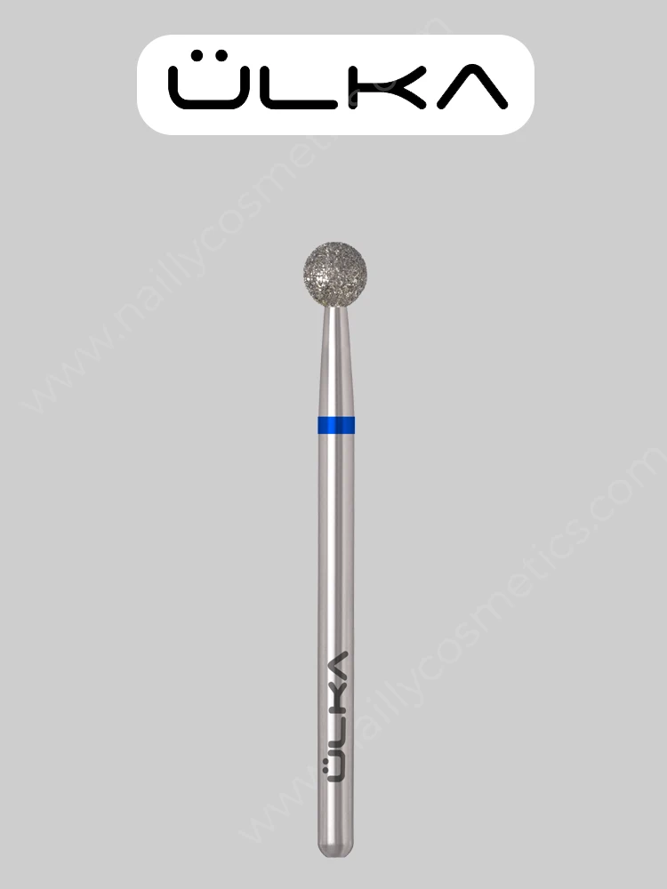 ÜLKA Diamond Nail Drill Bit Ball Blue Head 4 mm – B040-M