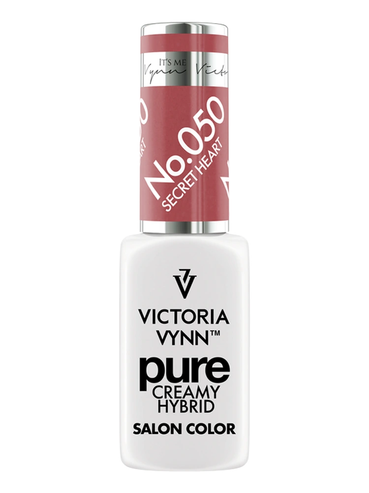 unique dirty pink nails victoria vynn pure creamy hybrid 050 secret heart