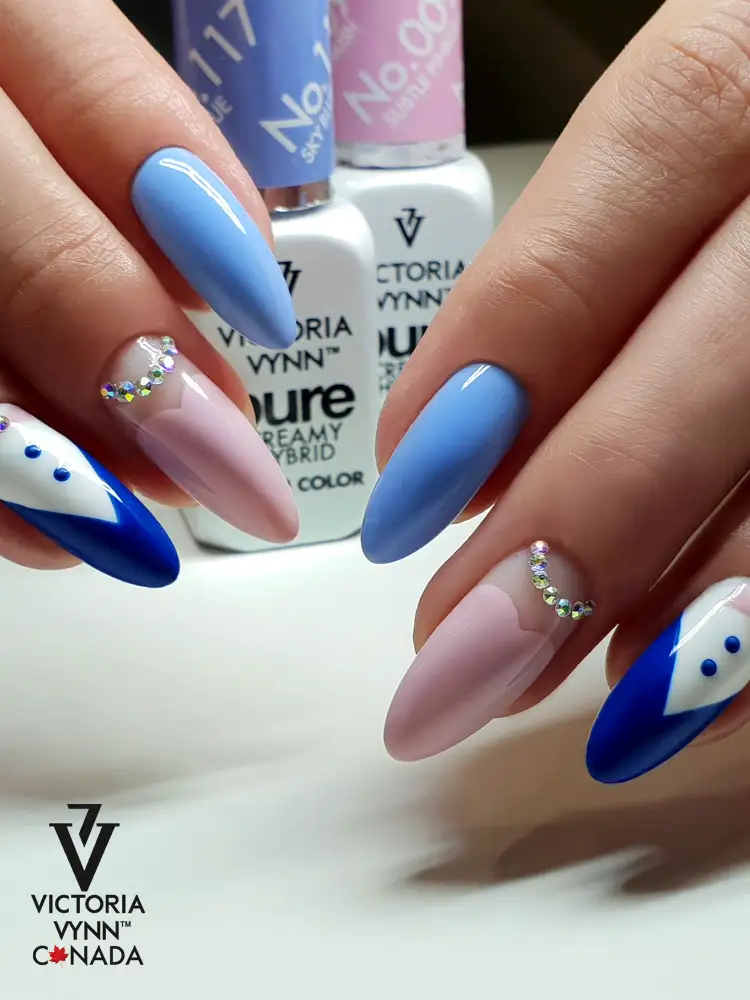 victoria vynn best sky blue nails pure 117