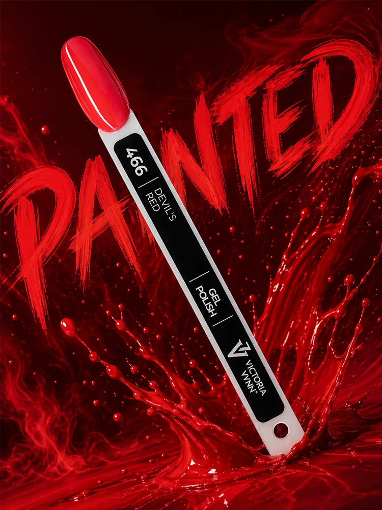 Victoria VYNN Painted Color Chart Devil's Red