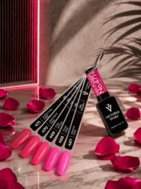 Victoria VYNN Pink Scandal Color Chart featuring painted gel polish shades 467-471