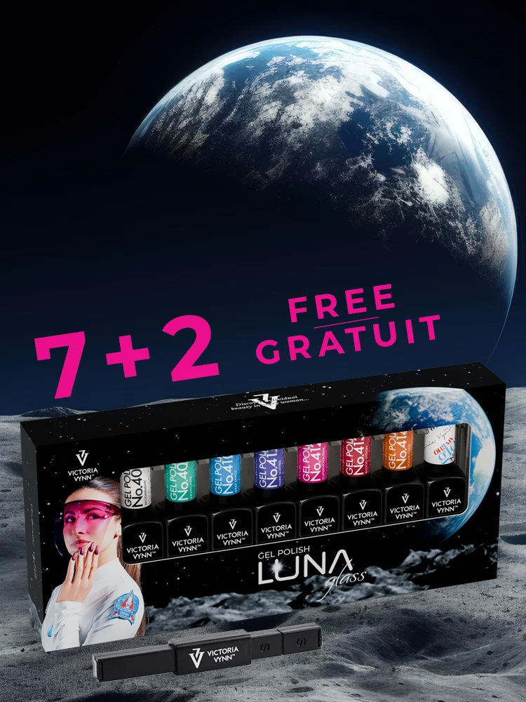 victoria vynn promo set bundle 7+2 free luna glass gel polish