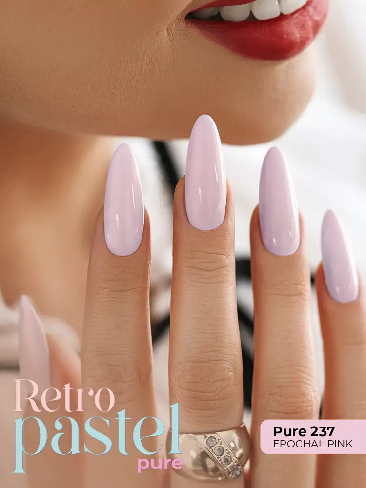 Victoria VYNN Pure Creamy Hybrid Light Creamy Pink Gel Polish 237 Epochal Pink